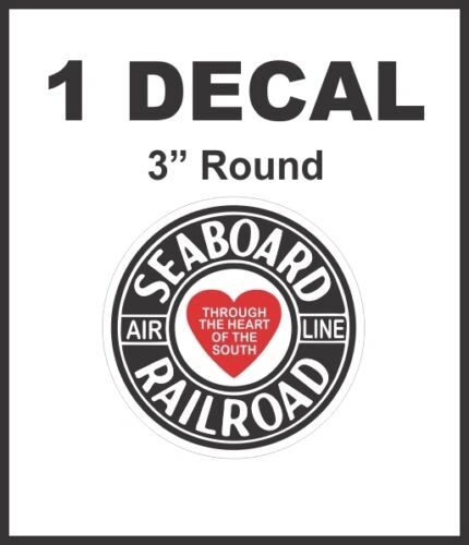 Seaboard Railroad Through The Heart of the South Decal Rail Road HO Scale Lionel