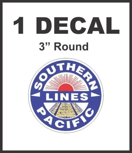 Southern Pacific Lines Railroad Rail Road Decal Diorama Train Never Any Pixels!