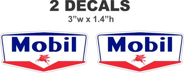 2 Mobil Decals - Nice