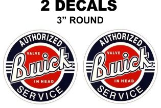 2 Buick Authorized Service Decals