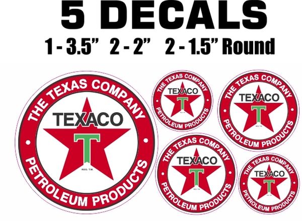 5 Texaco The Texas Company Petroleum Products