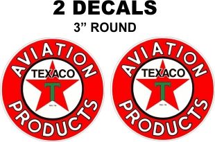 2 Texaco Gasoline Aviation Products