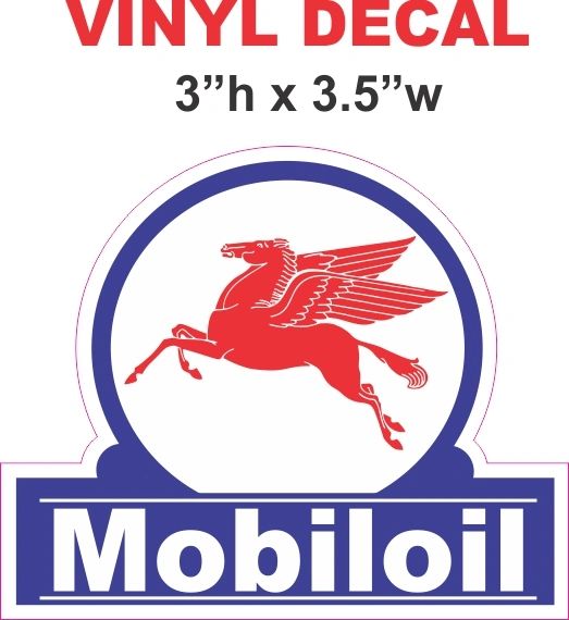 Mobil Oil Left Facing Pegasus - Very Nice