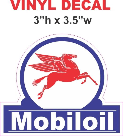 Mobil Oil Right Facing Pegasus - Very Nice