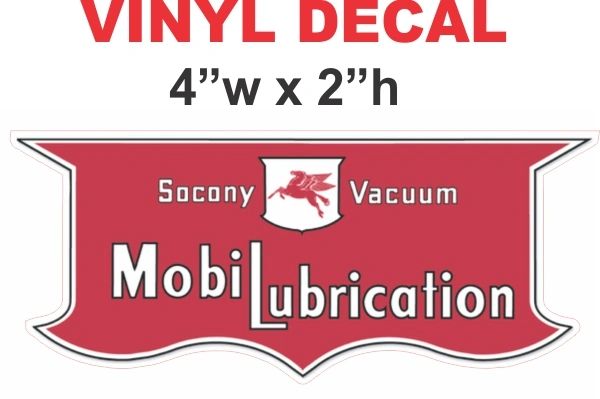 Mobil Lubrication Oil Socony Vacuum - Nice