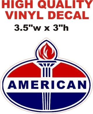 American Gasoline Oval Shape and Die Cut Correctly