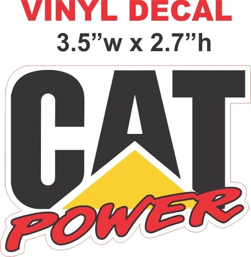 Catepillar Cat Power Decal - Nice