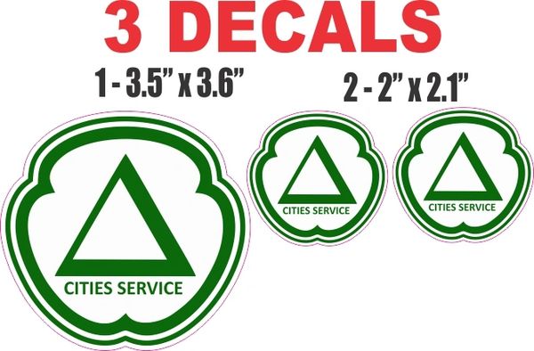 3 Cities Serice Decal - Nice