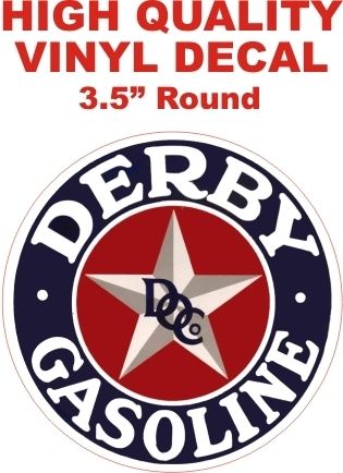 1 Derby Gasoline Decal