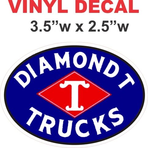 Diamond T Tricks - Oval Decal