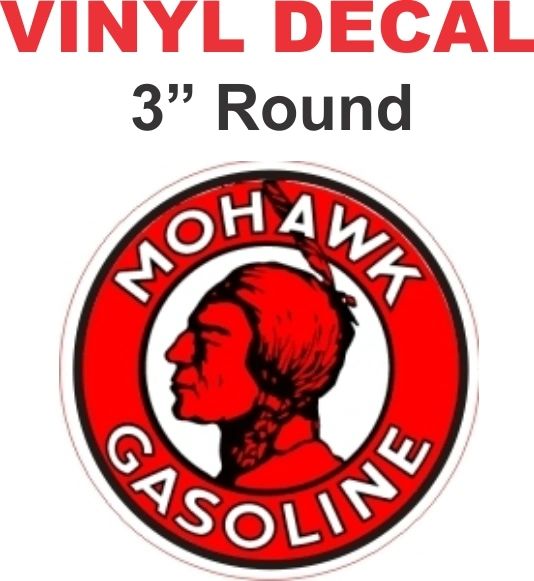 1 Mohawk Gasoline Decal