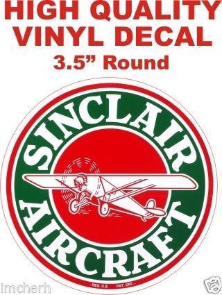 Sinclair Aircraft Decal - Very Nice