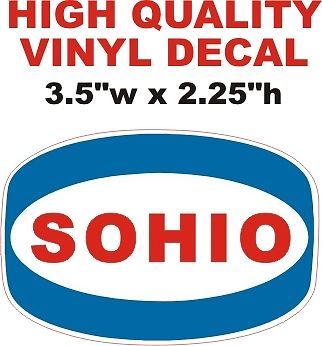 Sohio Gasoline Decal = Nice