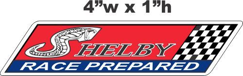 Shelby Race Prepared Decals