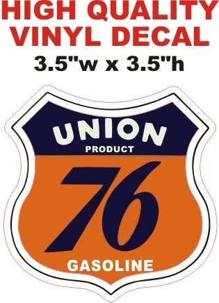 1 Union Product 76 Gasoline Decal