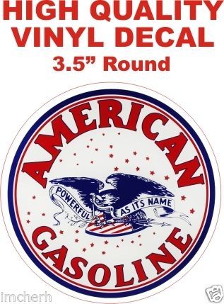 1 Vintage Style American Gasoline Round