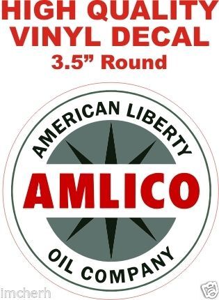 1 Amlico American Liberty Oil Company Gasoline Decal