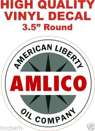 1 Amlico American Liberty Oil Company Gasoline Decal