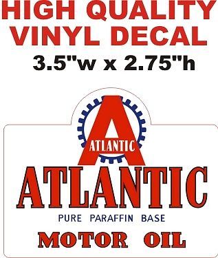 Atlantic Motor Oil - Die Cut to Shape