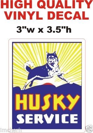 1 Vintage Style Husky Service Decal