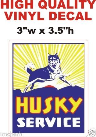 1 Vintage Style Husky Service Decal