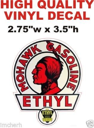 2 Vintage Style Mohawk Ethyl Gasoline
