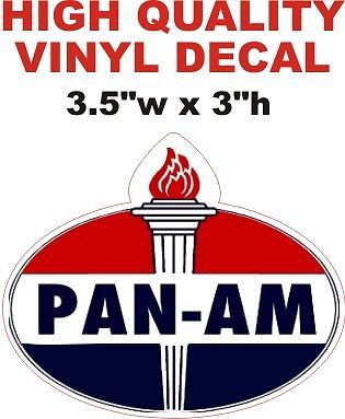 Pan-Am Oval Shape decal - Nice