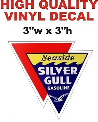 Vintage Style Seaside Silver Gull Gasoline