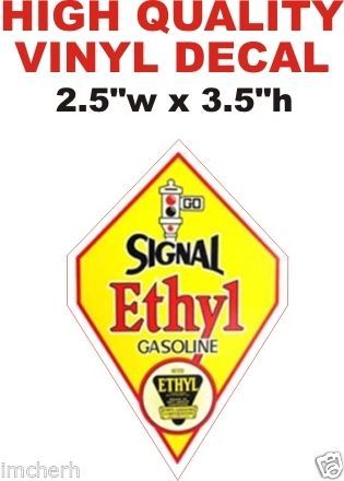 Signal Ethyl Gasoline - Die Cut To Shape