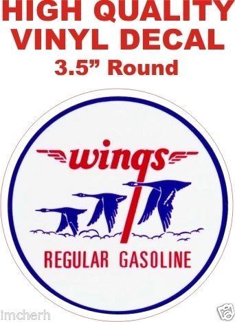 Vintage Style Wings Regular Gasoline