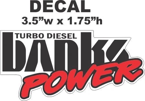 Banks Turbo Diesel Decal