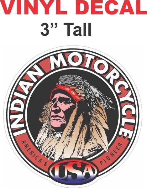 Indian Motorcycle Decal - Nice