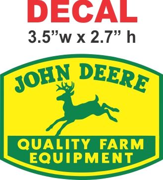 John Deere 1950 decal