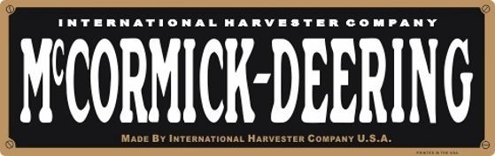 International Harvester IH McCormick Deering Decal 5" wide x 1.6" Tall