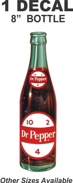 8 Inch Dr. Pepper Bott;e