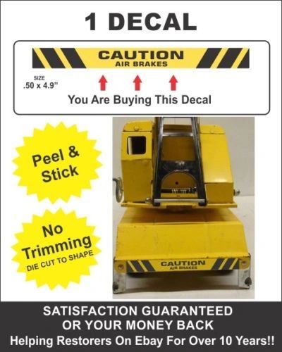 Mighty Dump Truck Car Carrier Crane Mobile Clam Bumper Caution Air Brakes