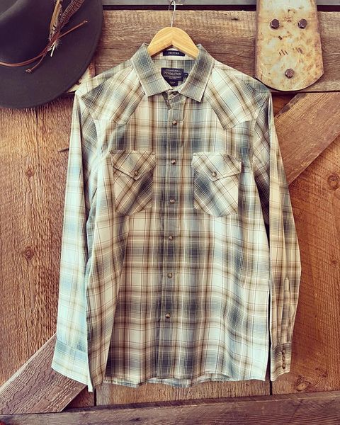 Frontier Shirt Tan/Green