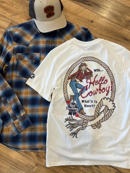 CLEARANCE Hello Cowboy PBR T-Shirt