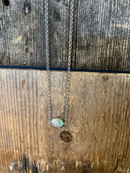 Turquoise Slab Necklace
