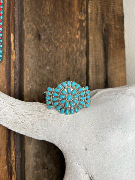 Turquoise Cluster Cuff