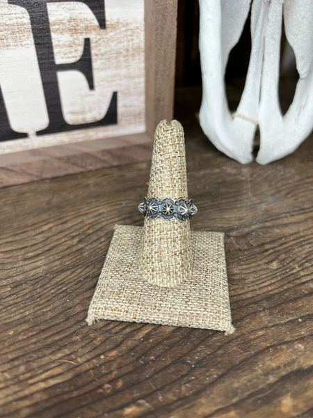 Studded Sterling Silver Ring