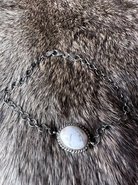 White Buffalo Chain Bracelet
