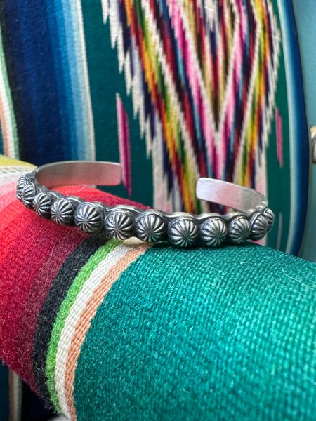Silver Studded Cuff