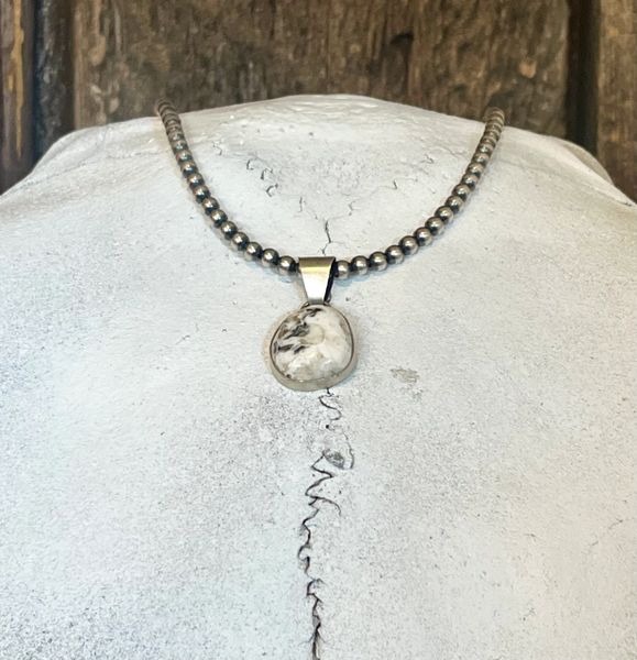 White Buffalo Pendant 19981