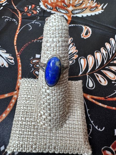 Oval Lapis Ring