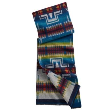 CLEARANCE Harding Blue Jacquard Scarf