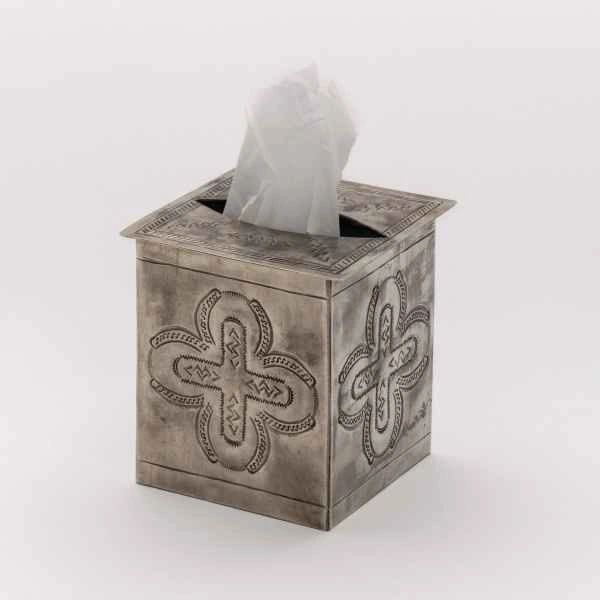 Stamped Tissue Box Cover