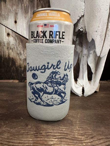 Cowgirl Up Can Cooler
