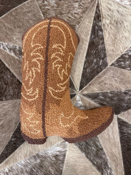 Cowboy Boot Pillow