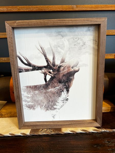Bugling Elk Sign